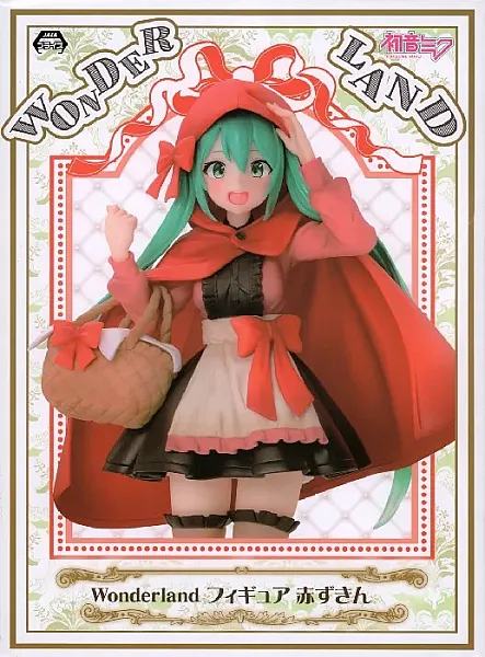 HATSUNE MIKU WONDERLAND PVC LITTLE RED RIDING HOOD 18 CM